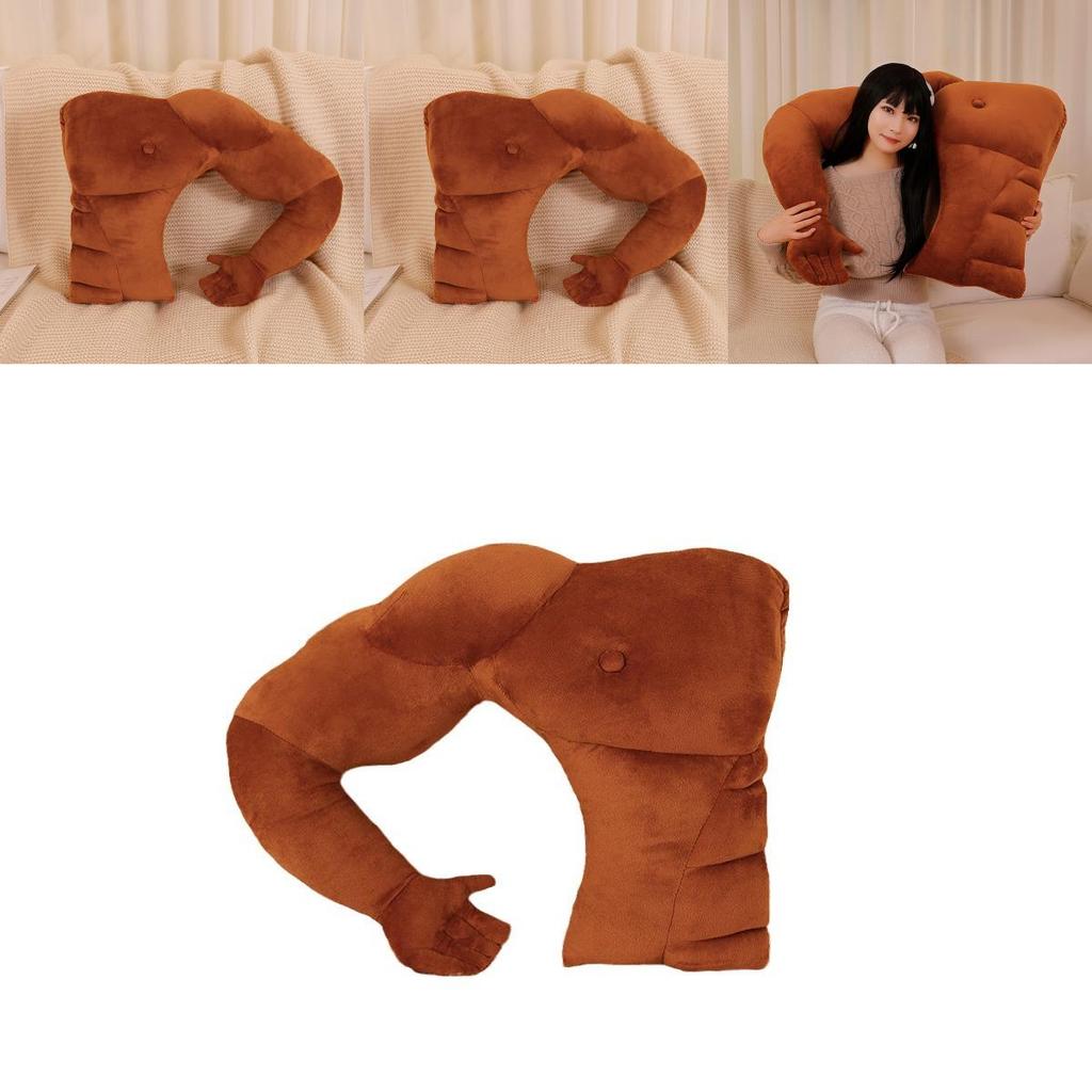 Weiches Plüsch-Freund-Körperkissen mit Armstütze für Geschenk und Komfort