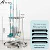 Yidashang No-Drill Stainless Steel Mop & Broom Holder