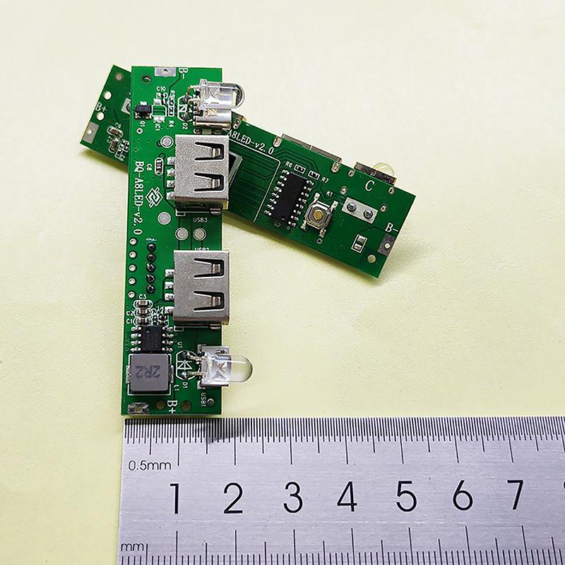 5V 2A Digital Display Power Bank Circuit Strip Module Type-C Micro Usb A8188Mobile Power Motherboard