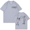 Rapper Rels B Skinny Flakko Print T-shirt Harajuku Hip Hop Pop Music T Shirts Men Women High Quality Fashion Oversized T-shirts