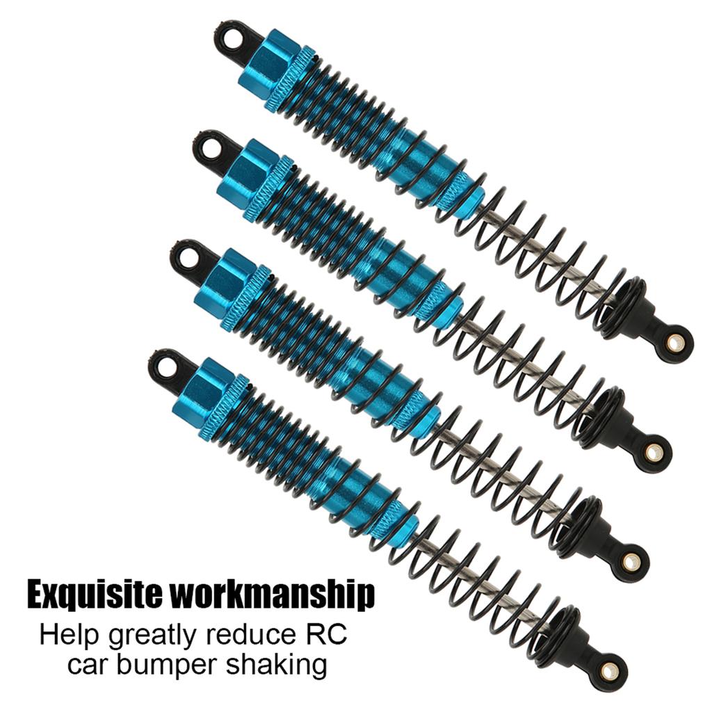 CNC Universal Shock Struts Damper 127mm Fit for TRX4 SXC10 D90 1 10 RC Car (Blue)