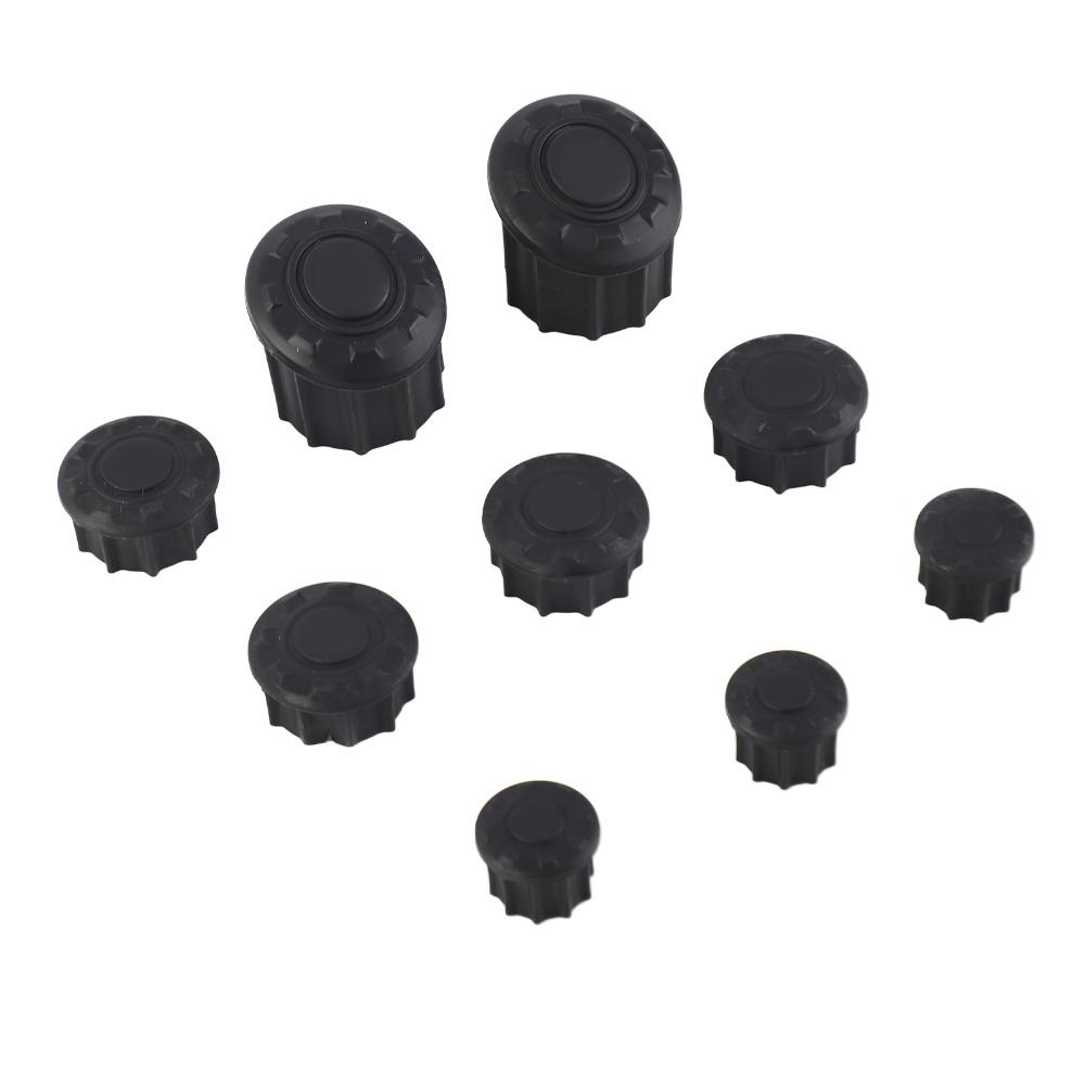 9pcs Rustproof Frame Hole Plug Smooth Side Body Frame Panel for BMW R1200GS LC Adventure 14-18 BMW