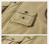 Herren Baumwollweste mit mehreren Taschen für Frühling & Herbst - Lässig & locker geschnitten (Stil 1807)