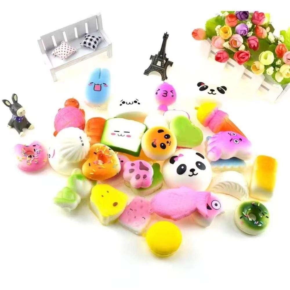 Soft Pinch Le Randomly Pretend Play Food Toy New Antistress Squishy Toys