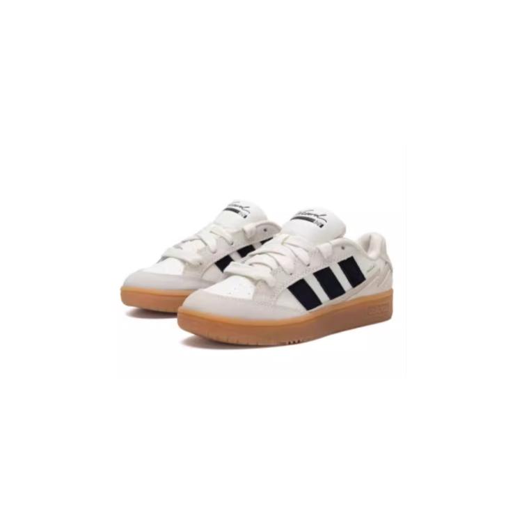 New Adidas WCARD ADV Anti Slip Wear Resistant Low Top Skateboard Shoes Unisex White JR8361