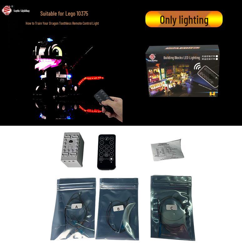 Lego 10375 How To Train Your Dragon: Toothless Night Fury LED Building Blocks