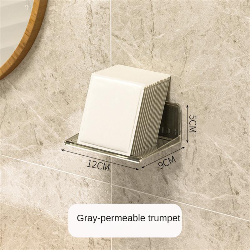 Bathroom Organizer Wall Shelf Home Storage Rack Vanity Table Skin Care Cosmetic Cotton Display Punch-Free Storage Holder Shelves