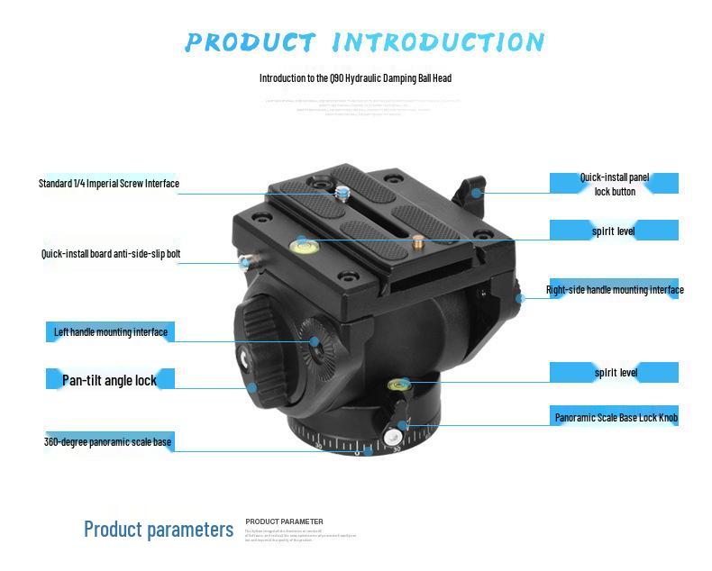 Lightweight Era Q680 Hydraulic Telephoto Tripod for Mirrorless Cameras