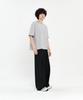 SIGNATURE Single-Pleat Wide Slacks [Black]
