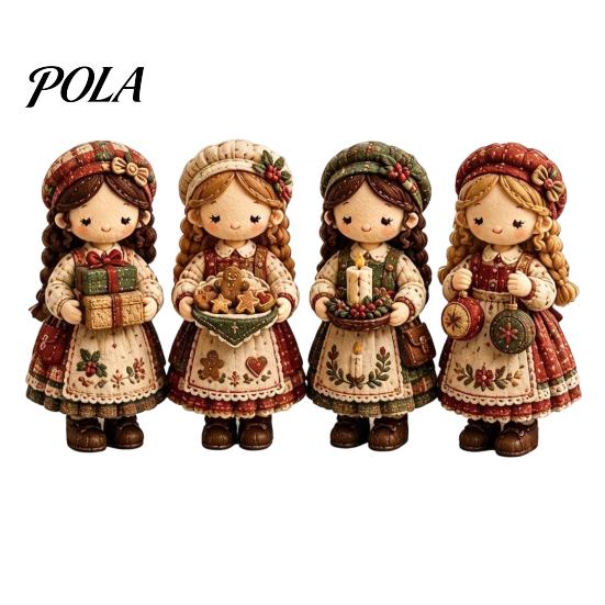 DIY Patchwork Kit Girl Kit, 3D Doll Sewing Craft Set with Pre-Cut Fabric Thread Needles, Cute for Home Decor Handmade Gift Starter