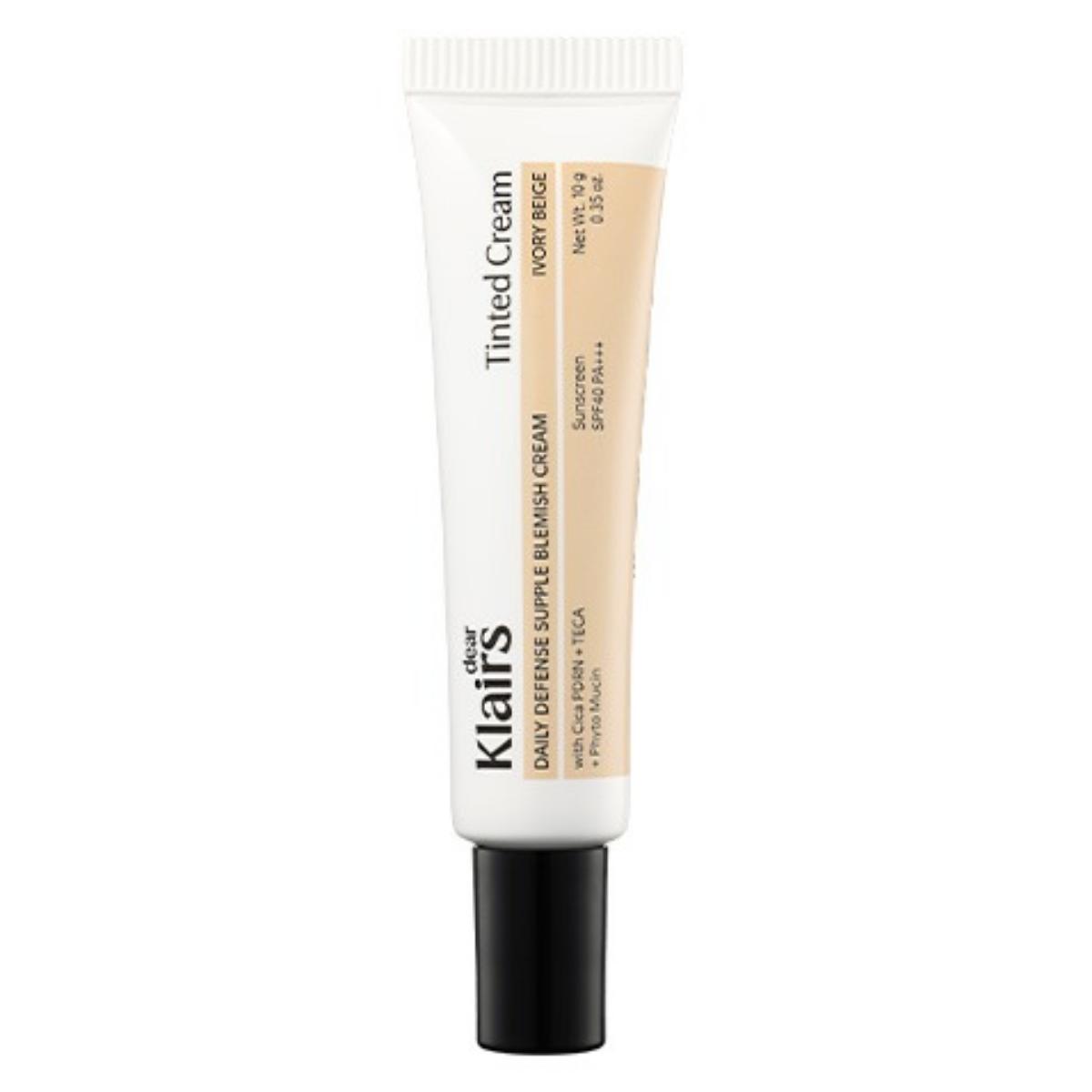 Klairs Daily Defense Soepele Vlekken Crème SPF40 PA+++ Ivoor Beige / Natuurlijk Beige Tint Avond Hydraterend 40g BB Crème Gezichts Make-up