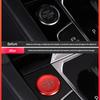 Car Door Unlock Button Decorative Sticker Suitable For Volkswagen Vw New CC One Click Start P Gear Interior Button