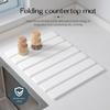 Sustainable Diatomaceous Earth Mat for Drying Dishes Tableware Draining Mat Drain Pad for Kitchen and Bathroom Counters