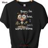 Funny Print T Shirt Humorous Vintage Unisex Top For Everyday Wear Stylish Versatile Streetwear Casual Breathable