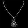 Virgin Mary Christian Pendant Necklace For Women Men Stainless Steel Gold Color Hollow Guadalupe Lady Chain Jewelry bijoux