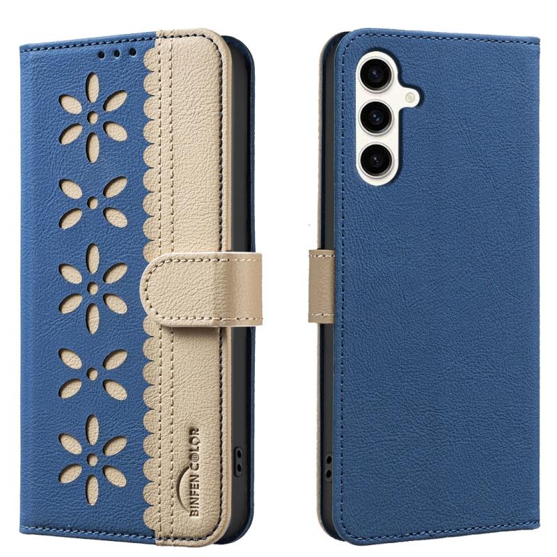 Colorful Flowers Wallet Card Holder Magnetic Leather Case for Samsung Galaxy S25 Edge S24 Ultra S23 Plus S22 S21 FE Phone Cover