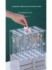 Samt 3-Schicht Acryl Schmuck Organizer Box