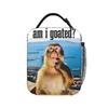 Denkender Affe Meme Zubehör Isolierte Lunchtasche Fürs Büro Aufbewahrungstasche Auslaufsicher Thermische Kühlbox Lunchbox