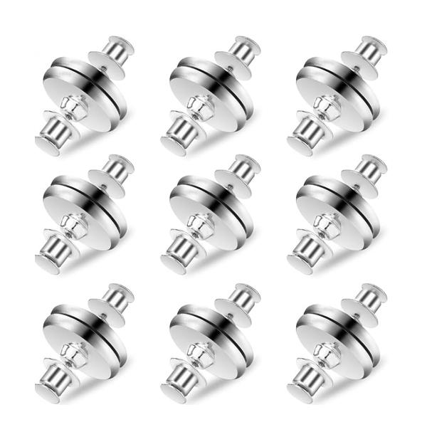 

9 Sets Curtain Magnets Closure Double Sided Magnetic Curtain Clips for Prevent Light Leaking Keep Curtain Closed for Home Office