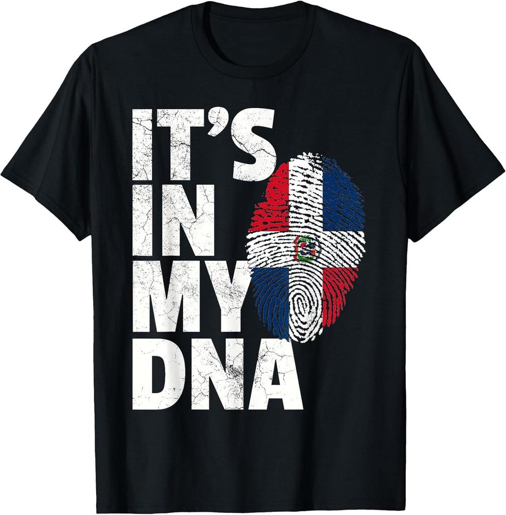 NEW LIMITED! It's In My DNA Dominican Republic Flag Pride Tee - MADE IN USA