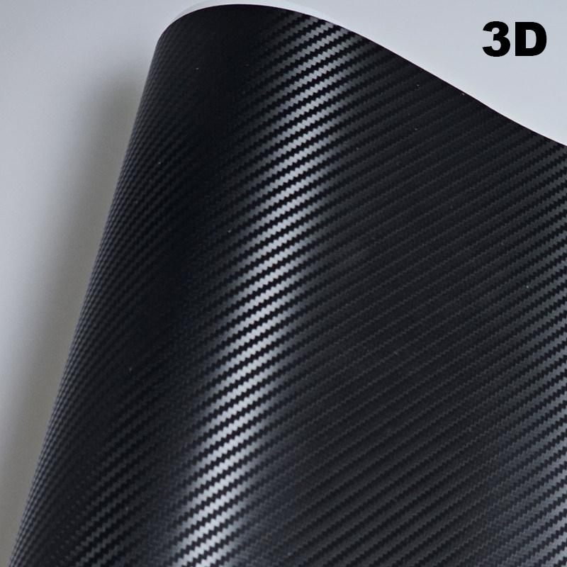 Carbon Fiber Vinyl Car Body Wrap Matte Accessories Glossy Black Sticker 3D 4D 5D 6D Auto Foil Cover Motorcycle Decoration Film
