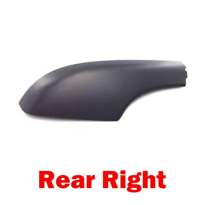 For Skoda Yeti SUV 2009-2018 Car Front Rear Black Roof Rack Guard Cover Luggage Bar Rail End Shell Plasitc Cap Auto Accessories