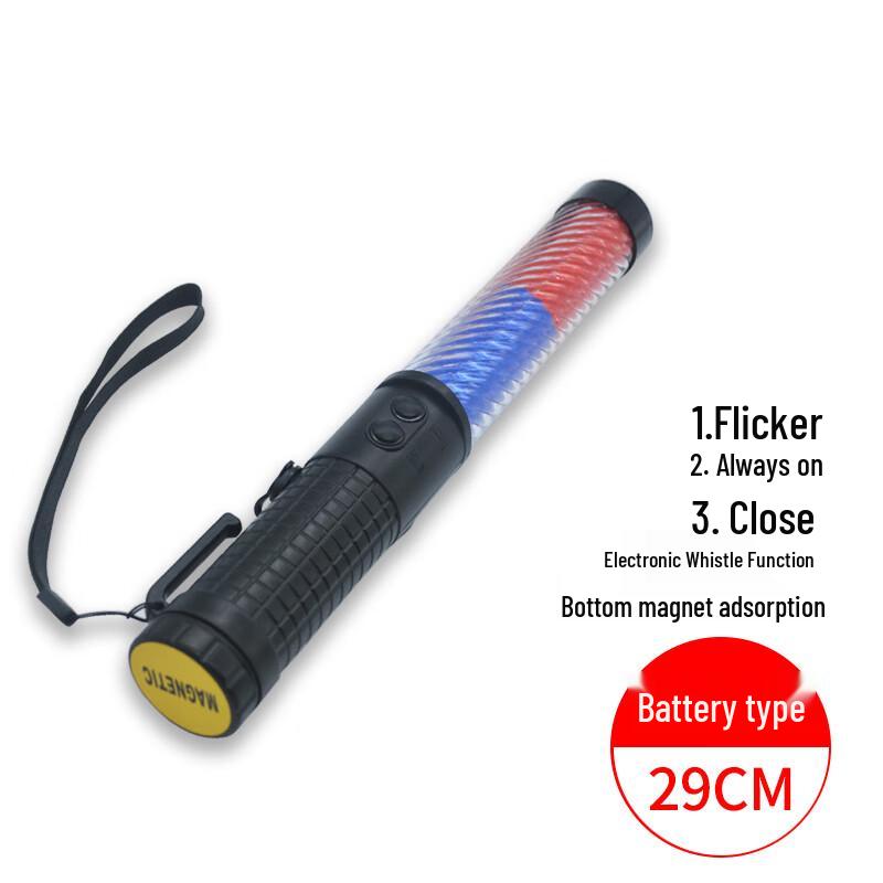 Bacchetta LED Portatile per Controllo Traffico ed Emergenza