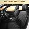 AUTOYOUTH Soft Luxury PU Leather Car Seat Covers Airbag Compatible Universal Fit for All Car SUV Truck Car Seat Protector