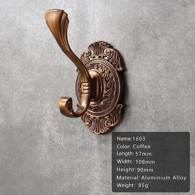 1 Stück Vintage Bronze Farbe Haken Tür Wandhalter Haushaltstuch Hut Tasche Kleiderhaken zum Aufhängen Küche Badezimmer Zubehör