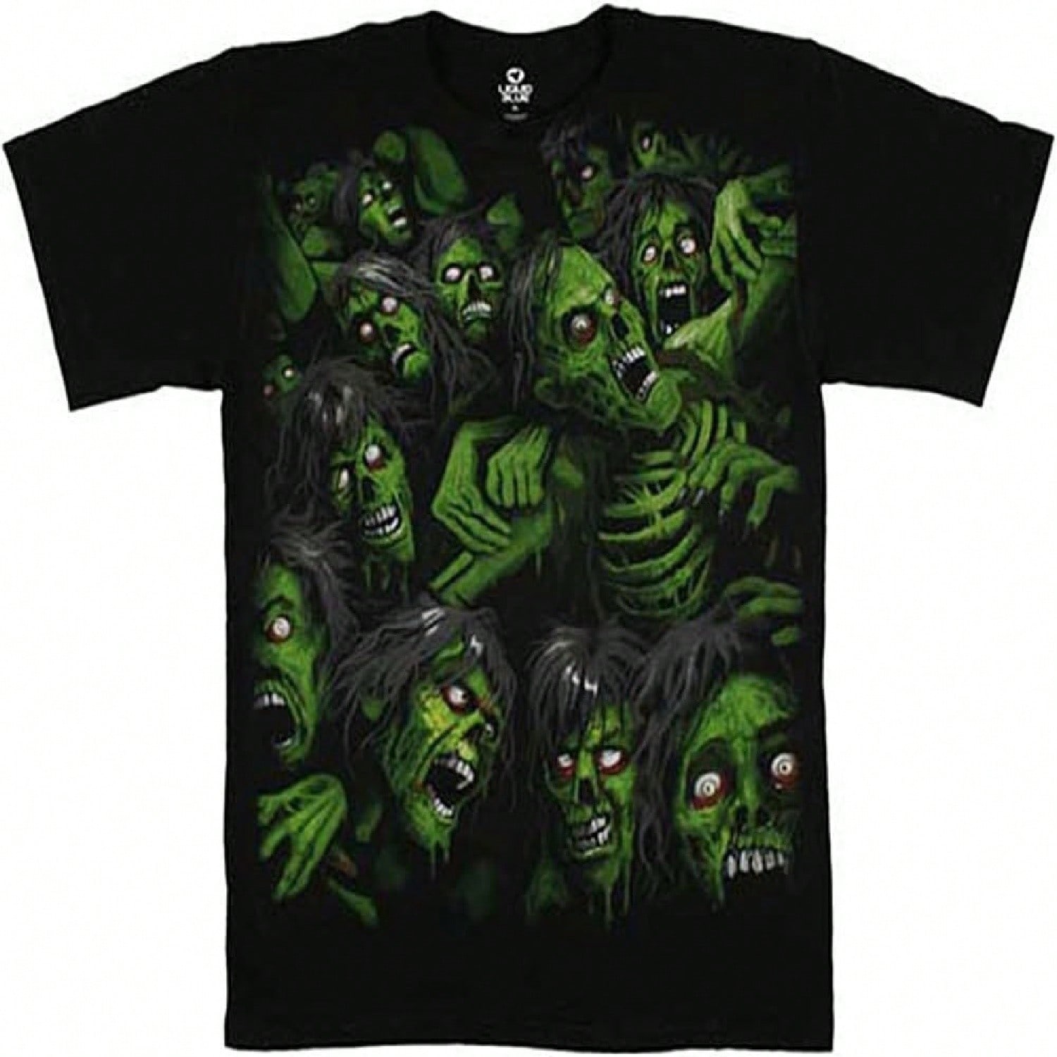 Liquid Blue unisex s American Skull T-Shirt S разноцветный