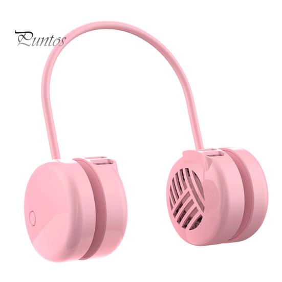 Hands-free Neck Fan Portable Fan, Hands Free Wearable Personal with 3 Speeds, Rechargeable Flexible Mini Cooling 360 Degree Adjustable Airflow