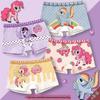 Class A Pure Cotton Girls' Cartoon Boxer Briefs - Breathable, Antibacterial Underwear for Small to Large Children