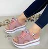 Platform Women Sandals Female Trend High-heeled Sandals Summer  Beach New Open Toe Casual Shoes for Women Pantuflas De Mujer2024
