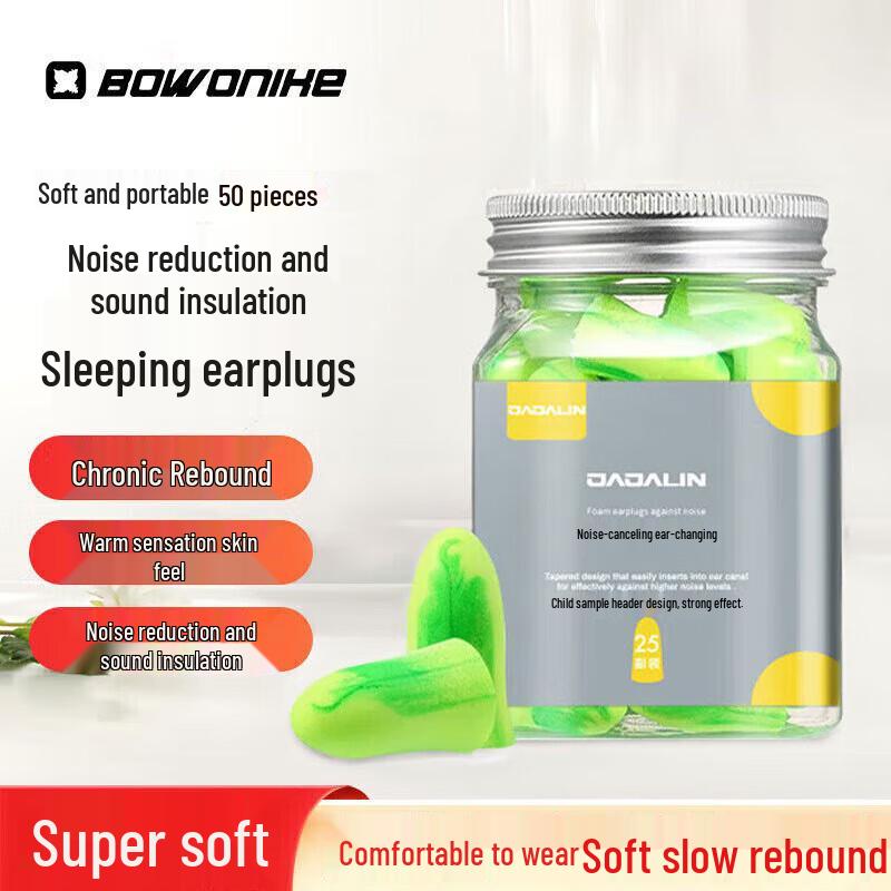 Bowonike Noise Cancelling Sleep & Work Earplugs
