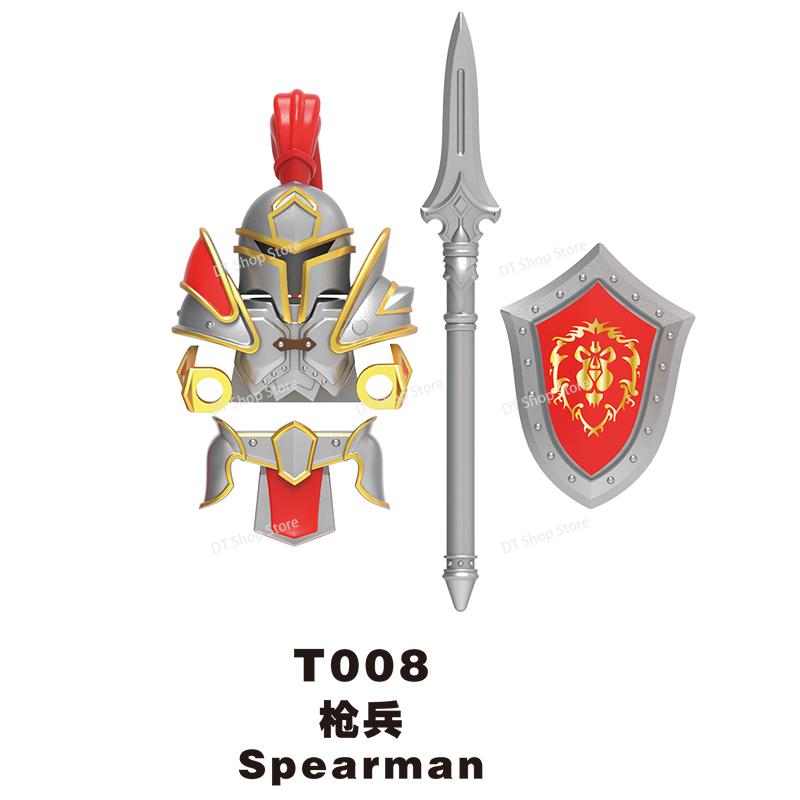 HOT Infanterie Musketiere Ritter Modifizierte Ritter MOC Schwer gepanzerte Ritter Actionfiguren Bausteine Spielzeug Montage Kinderspielzeug