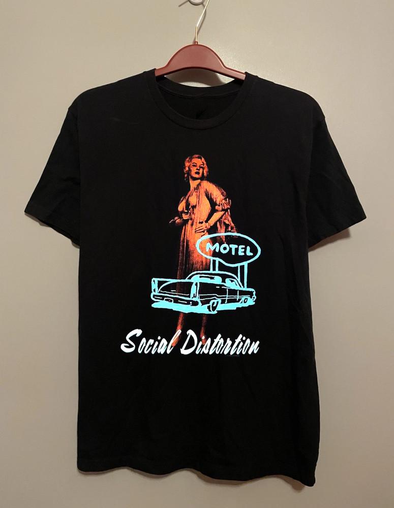 Vintage Social Distortion Motel Femme T-shirt All Size S to 5XL NZ242 Unisex T-Shirt XXXL