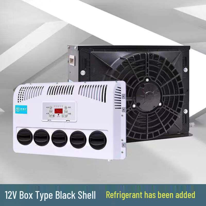 24V Electric Parking Air Conditioner for Large Trucks, RVs, and 12V Vehicle Modifications
