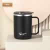 304 Stainless Steel Double-Wall Insulated Creative Simple Travel Mug with Lid Ideal for Tea and Beverages Durable Stylish Design