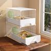Large Hamster Cage with Easy-Clean Drawers Luxury Villa Habitat Spacious Rodent Enclosure Landscape Design Dedicated Pet Home