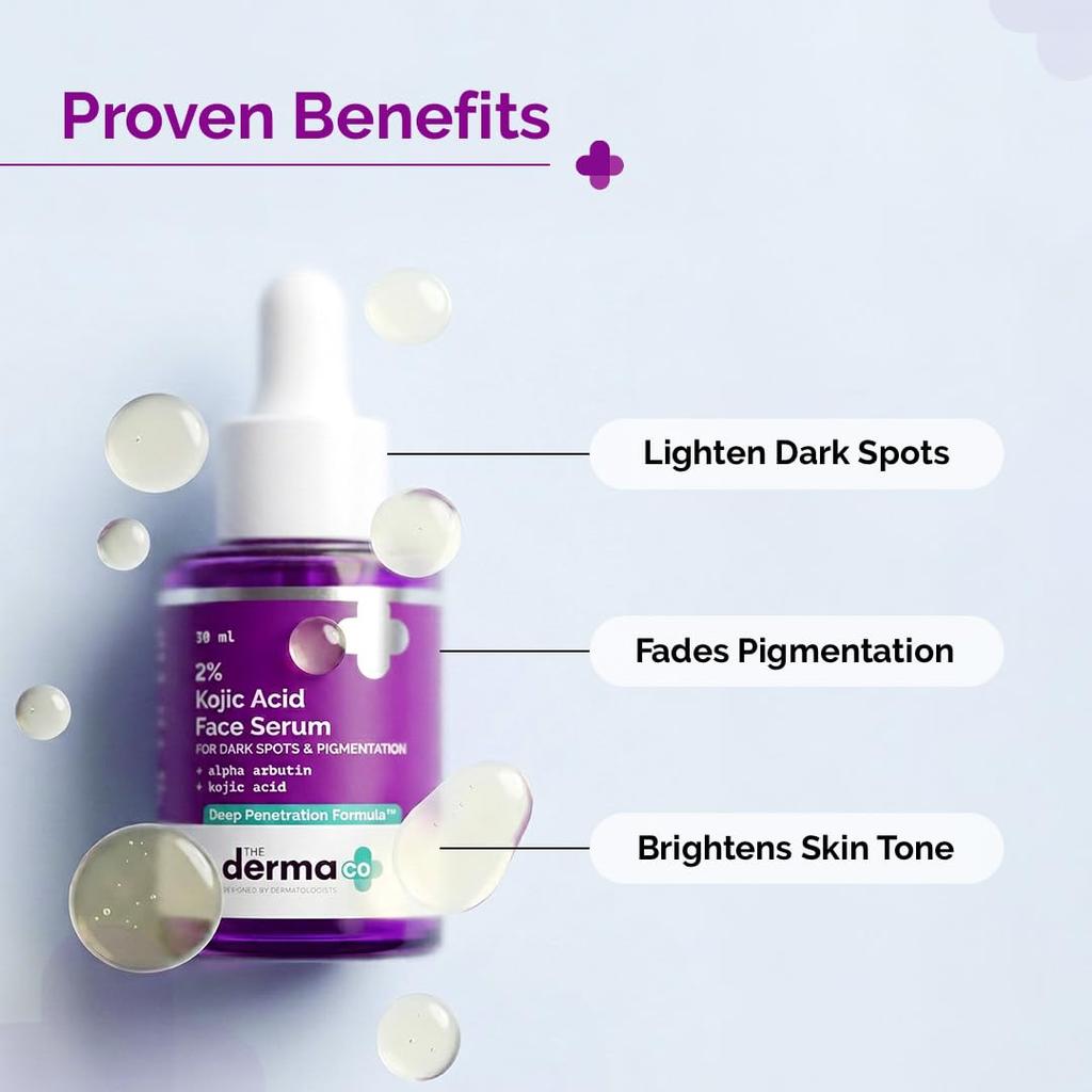 The Derma Co 2% Kojic Acid Face Serum, 30ml