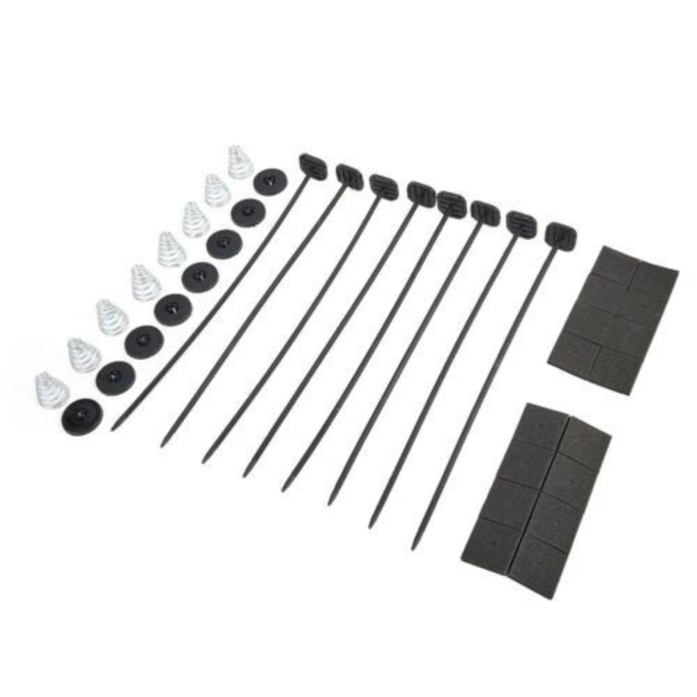 2Sets Black Kit Mounting  Car Electric Fan Electric Fan Mounting Kit Electric Radiators  For Car