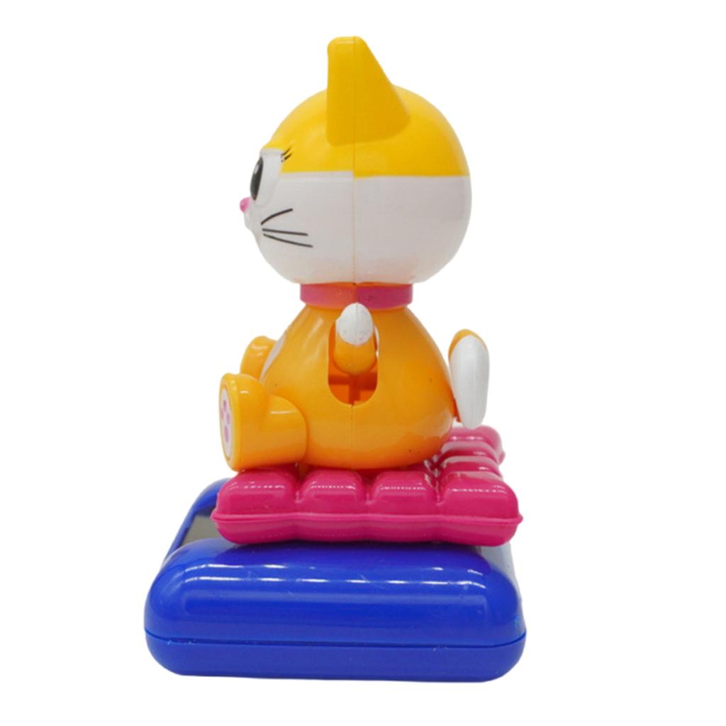 Cat Ornaments Dashboard Shake Head Figure Birthday Gift Windowsill Decoration Solar Powered Cat Dashboard Toy