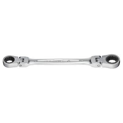 TONE Doppelkopf-Ratschen-Ringschlüssel Schlüsselweite 12 x 14 mm RMFW-1214