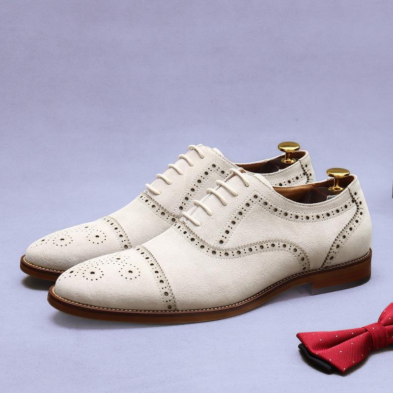 Роскошные мужские туфли из воловьей замши — фото 4