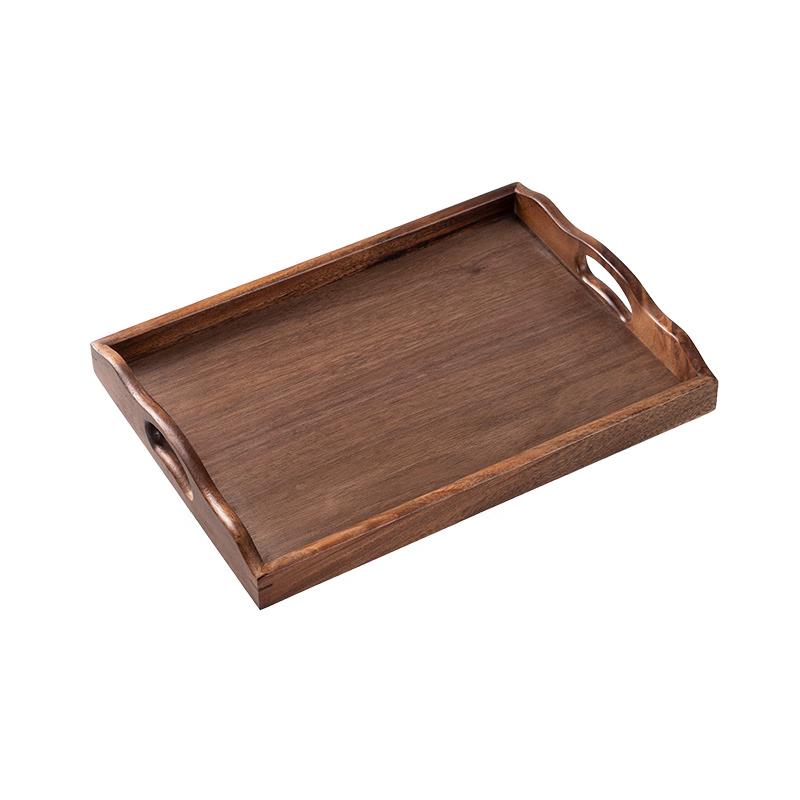 Walnut Wood Rectangular Serving Tray