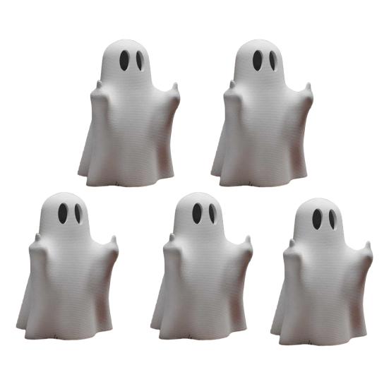 Yousheng 2/3/5Pcs Ghost Cat Garden Statue Halloween Pet Figurine Horror Festive Atmosphere Halloween Party Decor