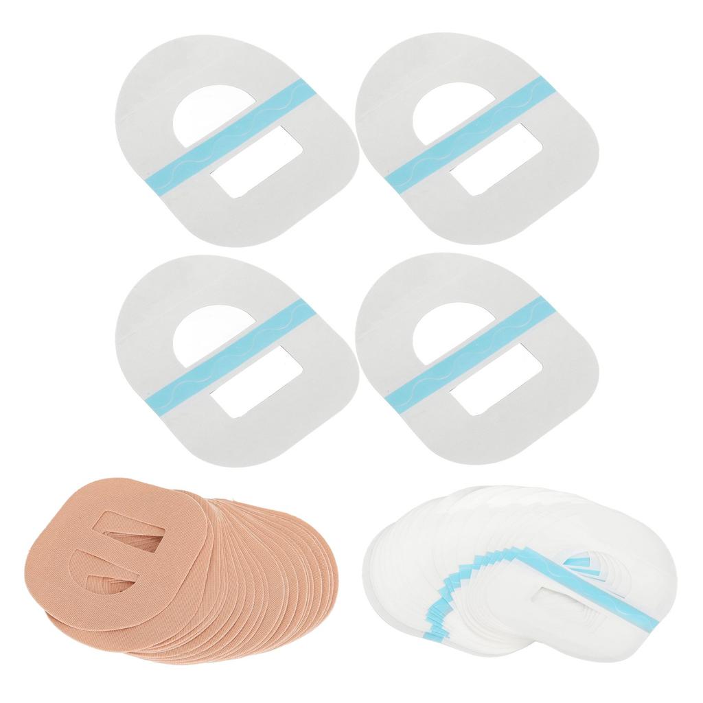 20PCS Pre Cut Sweatproof Tape Waterproof Pre Cut Adhesive Patches for Sensor Detector Probes