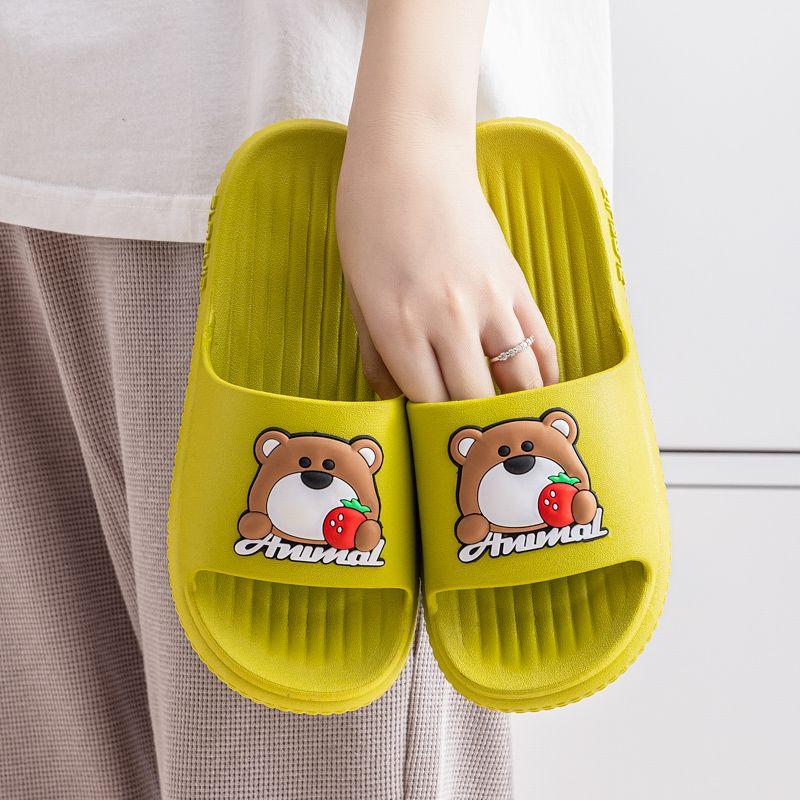 New Summer Women's Slippers Sandals Indoor Fashion Non-Slip Soft Sole Thick Platform PVC