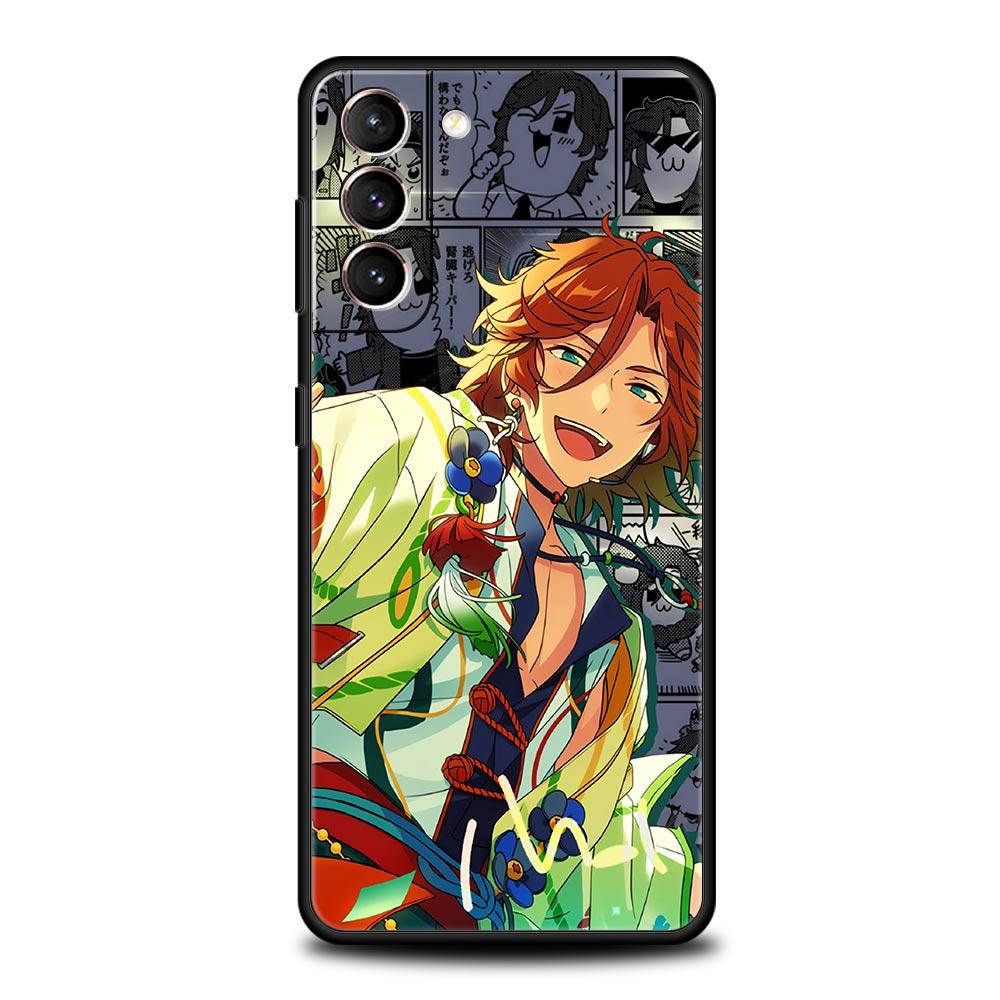 Husă pentru telefon Cartoon Ensemble Stars pentru Samsung Galaxy S24 S23 S22 S20 Ultra S21 FE 5G S10 S9 Plus S10E Husă din silicon moale