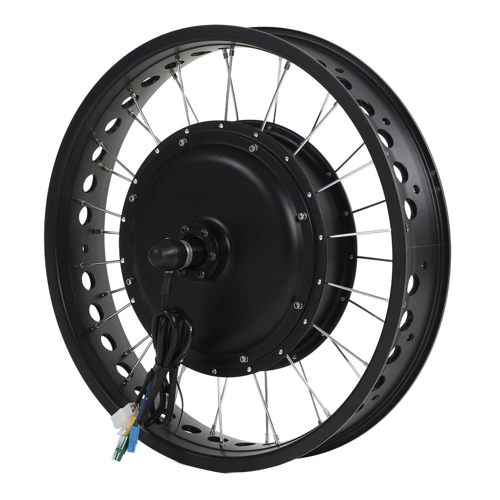 20in Rear Wheel Conversion Kit 48V 1500W Rear Drive Hub Motor Electric Bike Conversion Kit with